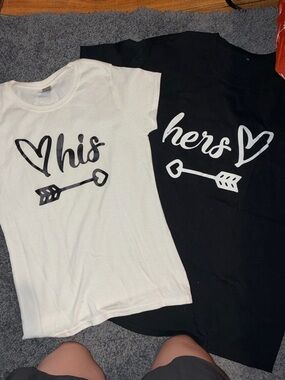 Couple Shirts Graphic Tee Heart & Arrow